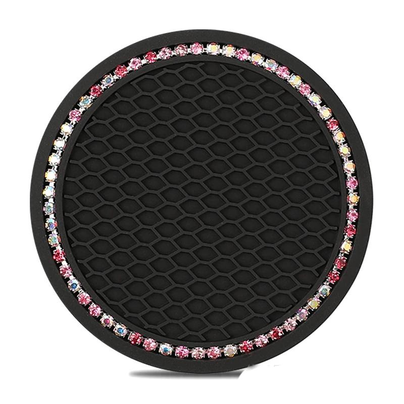 Car Coaster Water Cup Bottle Holder Anti-slip Pad Mat Silica Gel Waterproof For Interior Decoration Car Styling Accessories