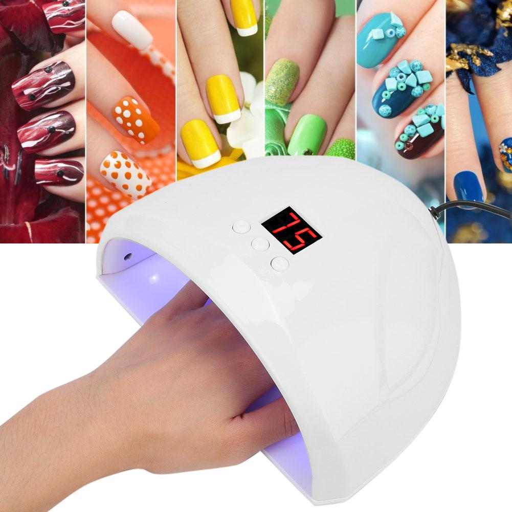 36W Intelligent LED UV Gel Nail Polish Dryer Lamp Fashion Nail Curing Machine Manicure Tool