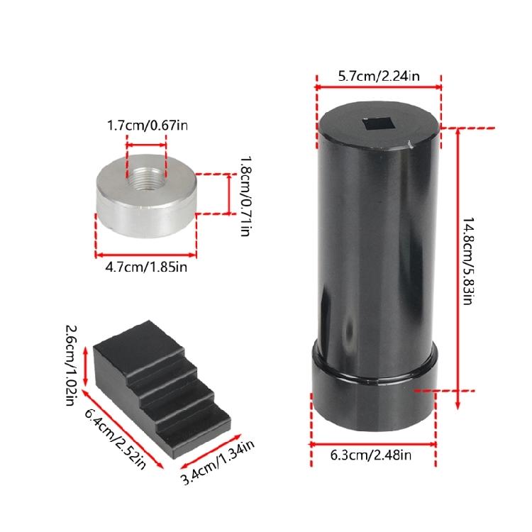 Versatile Mainshaft Sprocket Wrench 1 7/8 Inch for Quick Pulley Maintenance Tasks Sturdy Alloy Constructions Tool