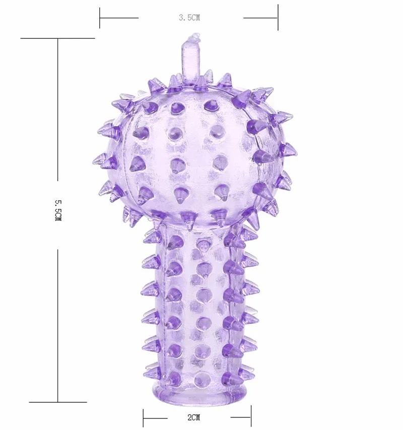 1Pcs Soft Rubber Flirting Gloves Barbed Clit G-Spot Stimulator Sex Toys for Couples Games Female Masturbation Health Care