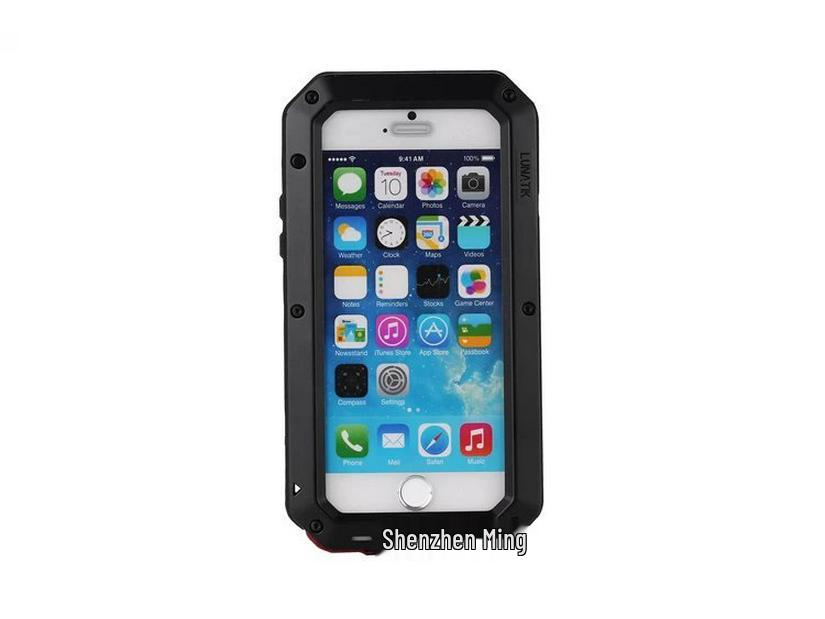 Durable Metal Protective Case for iPhone 6/7/8 - Anti-Drop, Water & Dust Resistant