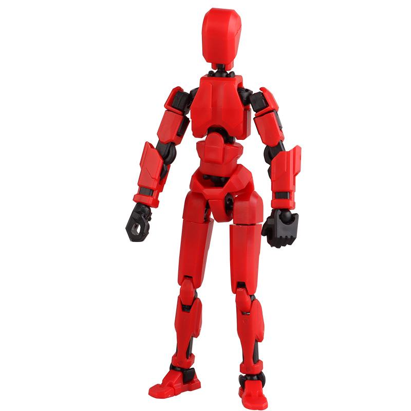 Lucky Doll: 13-Point Articulated 3D Printed Toy, 3rd Gen DIY Stress Relief Figure