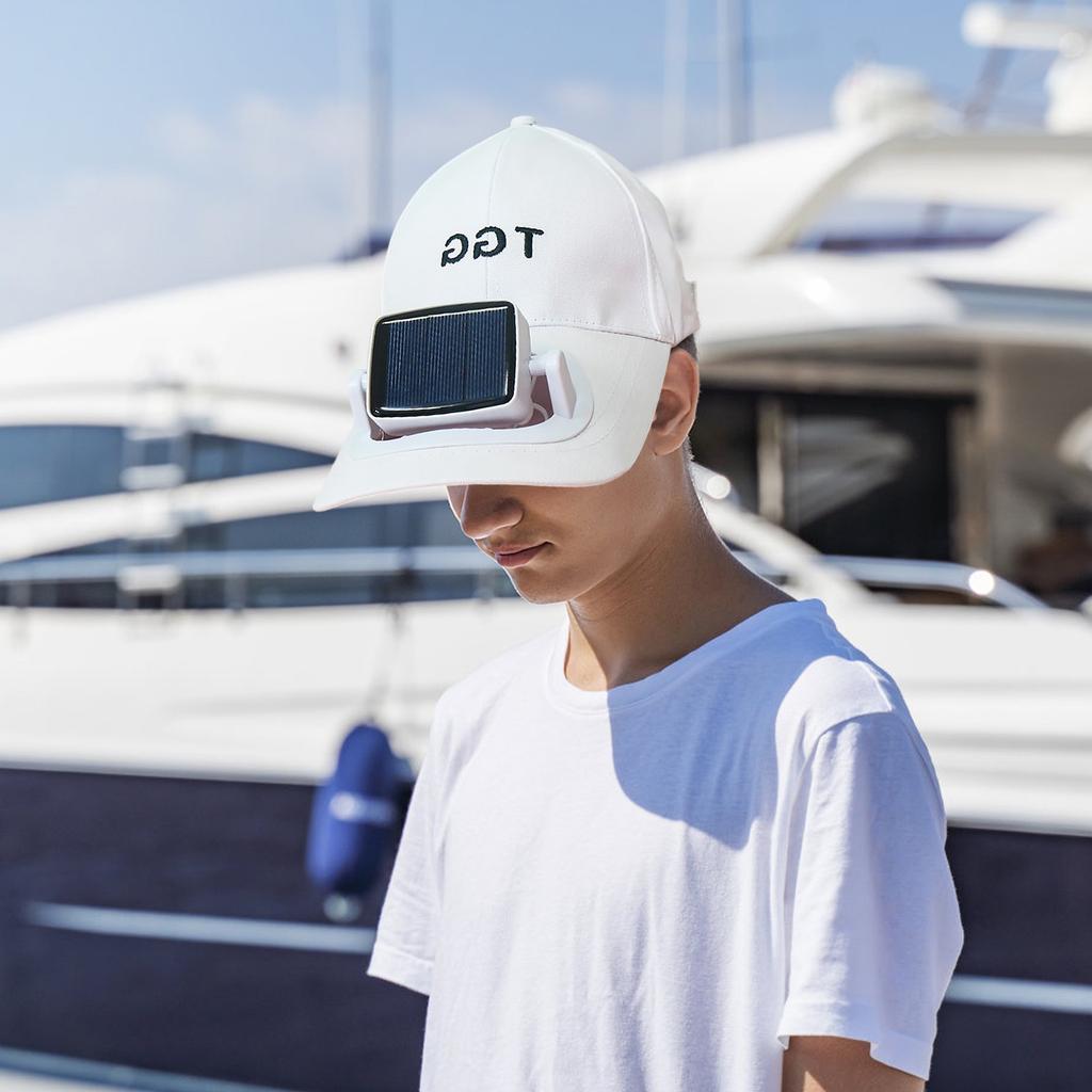 Sun Hat Fan Cap, Combining Sun And Functions/Invisible Fan Black Technology/Long Battery Life/Lightweight And Portable