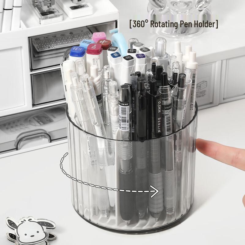 Rotating Multifunctional Pen Holder Desk Organizer