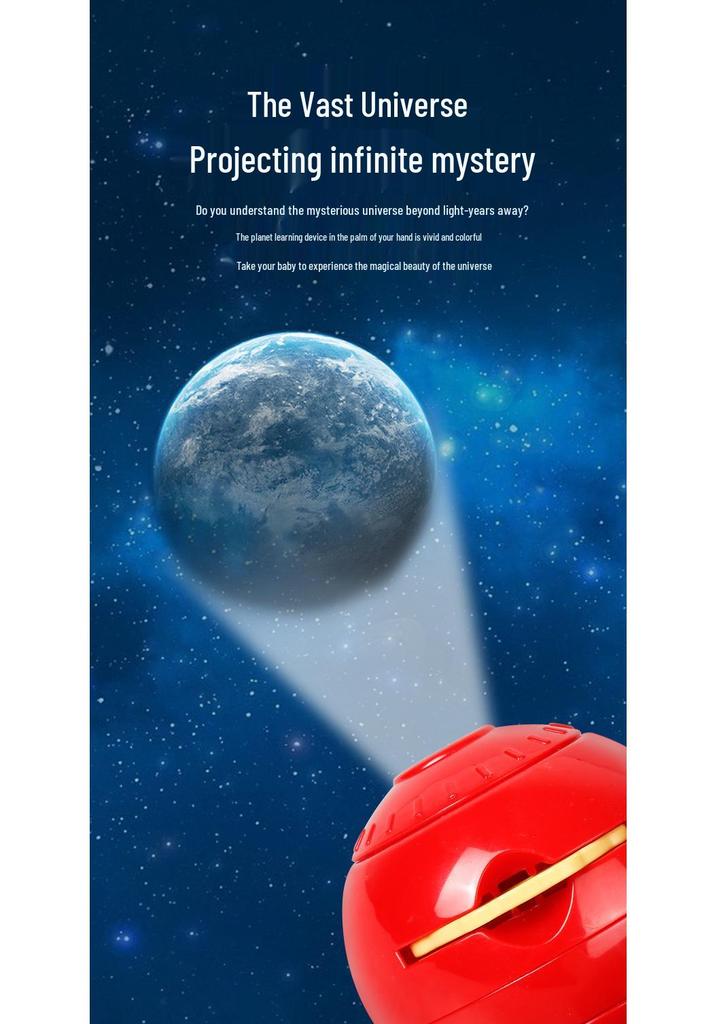 Handcrafted 3D Solar System Model Toy: Eight Planet Projection for Children's Early Education