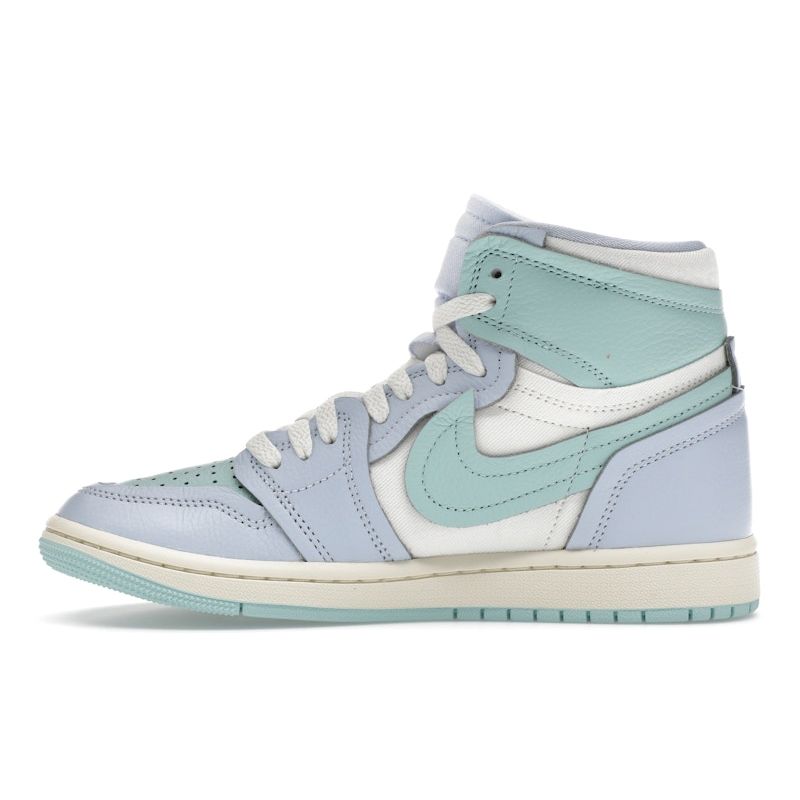 Air Jordan 1 High Method of Make Hydrogen Blue Light Dew Women Sneakers Coconut-Milk Sail FB9891-401