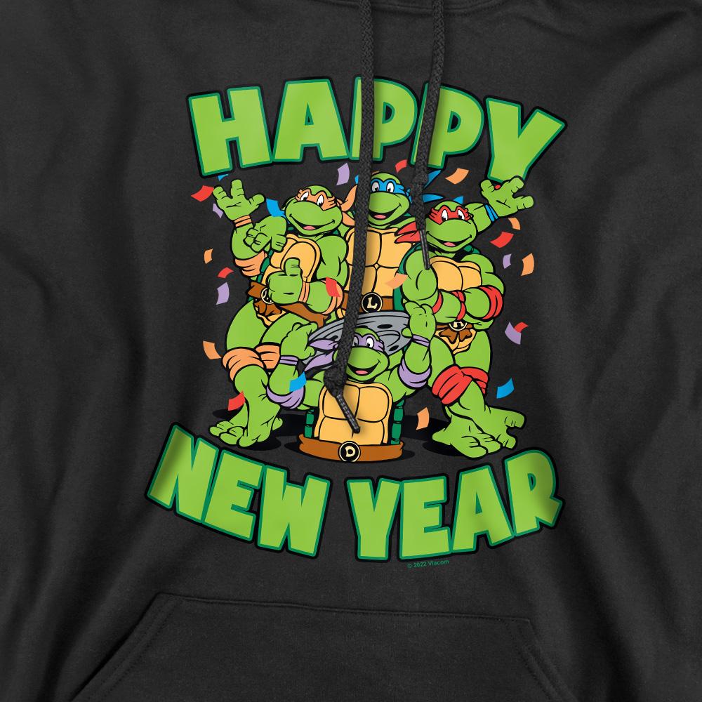 Teenage Mutant Ninja Turtles Mens Group New Year Hoodie
