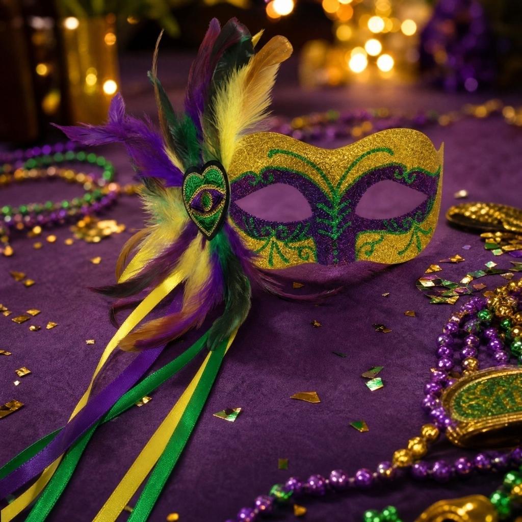 Heart-shaped for Masquerade Party Costume Decoration