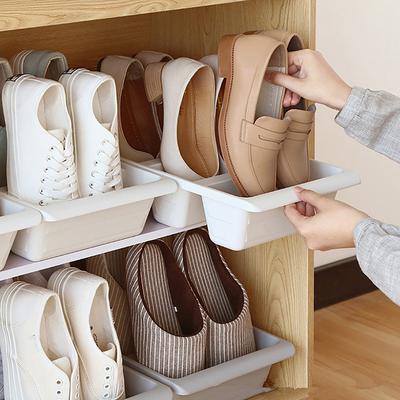 Simple Modern Nordic Style Vertical Economy Slippers Rack Space Organizer Plastic Shoe Cabinet Home El Shoes Holder Storage