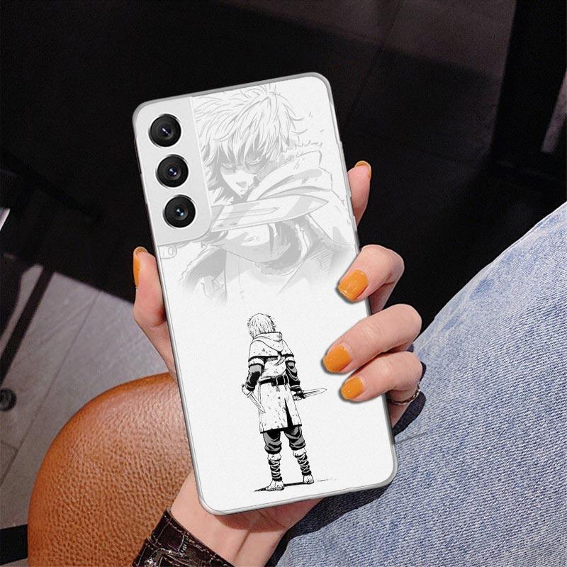 Vinland Saga Phone Case For Samsung Galaxy S24 S25 Edge S26 Ultra S23 S22 S21 Plus S20 FE + Personalized Print Cover Galaxy S24