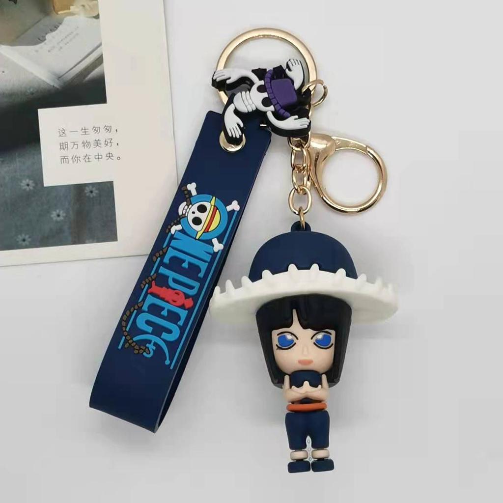 Creative Cartoon One Piece Doll Series Keychain Couple Bag Car Keychain Accessories Gift Wholesale Y2k Fashion Toys Anime