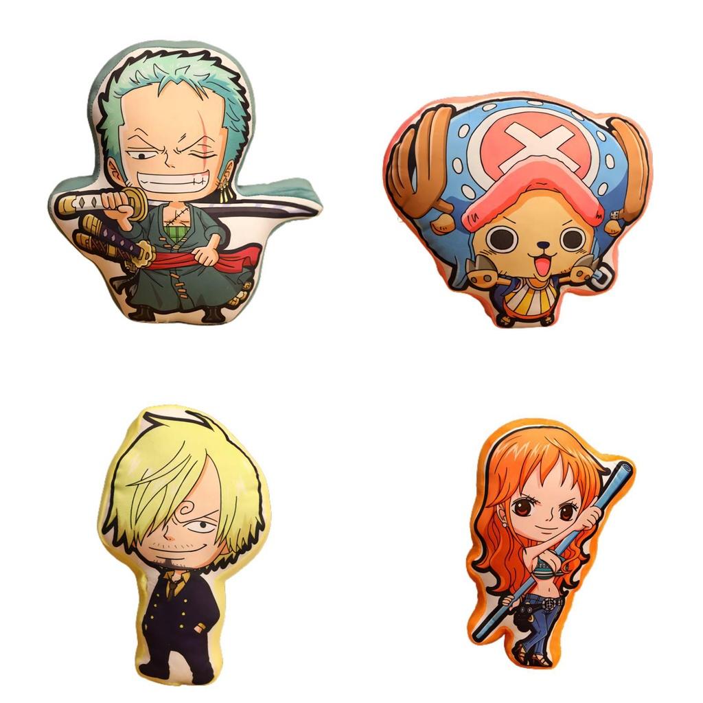 Creative One Piece Plush Pillow Cartoon Luffy Zoro Chopper Cushion Kids Festival Gift Characters)