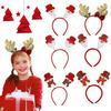 Christmas Hairband for Adults Kids Festive Hair Accessory Santa Claus Snowman Hairband for All Ages Xmas Parties Dress-up