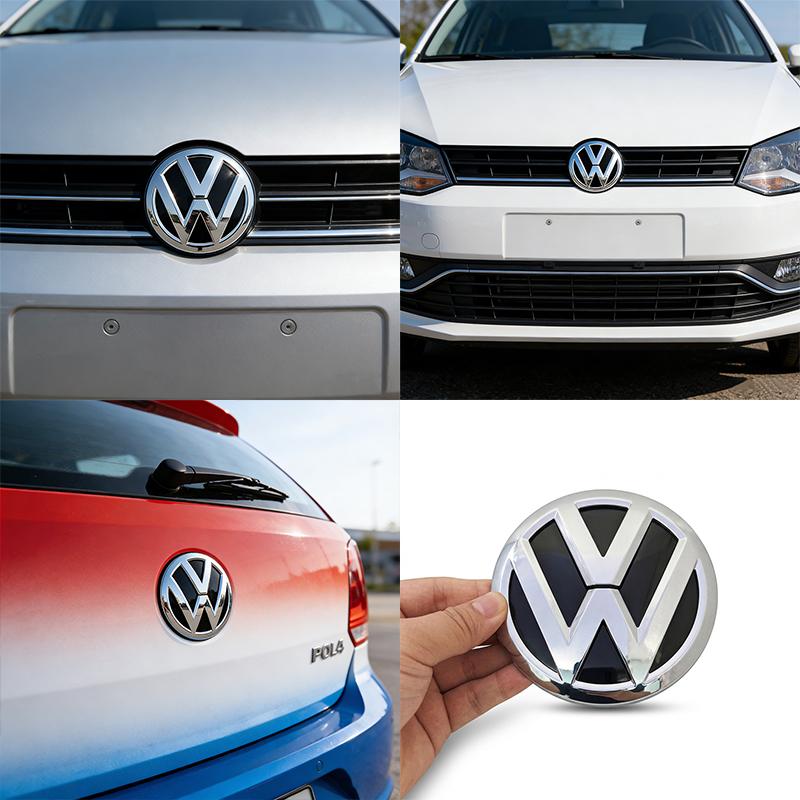 MPSGW1 1pcs 6C0 853 600 For VW Polo 2014-2018 Car Logo Emblem Hood Front And Rear Tail Mark Rear Badge Modification Accessories