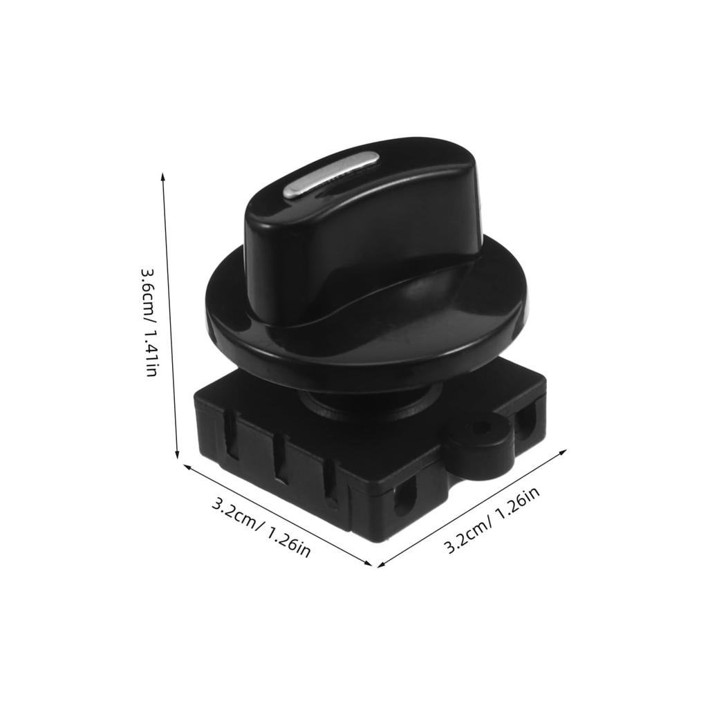TOYMYTOY 4 Position 3-Speed Leigh Switch, Rotary Knob, Easy Operation, Fan and Heater Compatible,