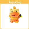 Orange Capybara Cute Handheld Ice Cream Plush Doll Pendant For Bag Decoration