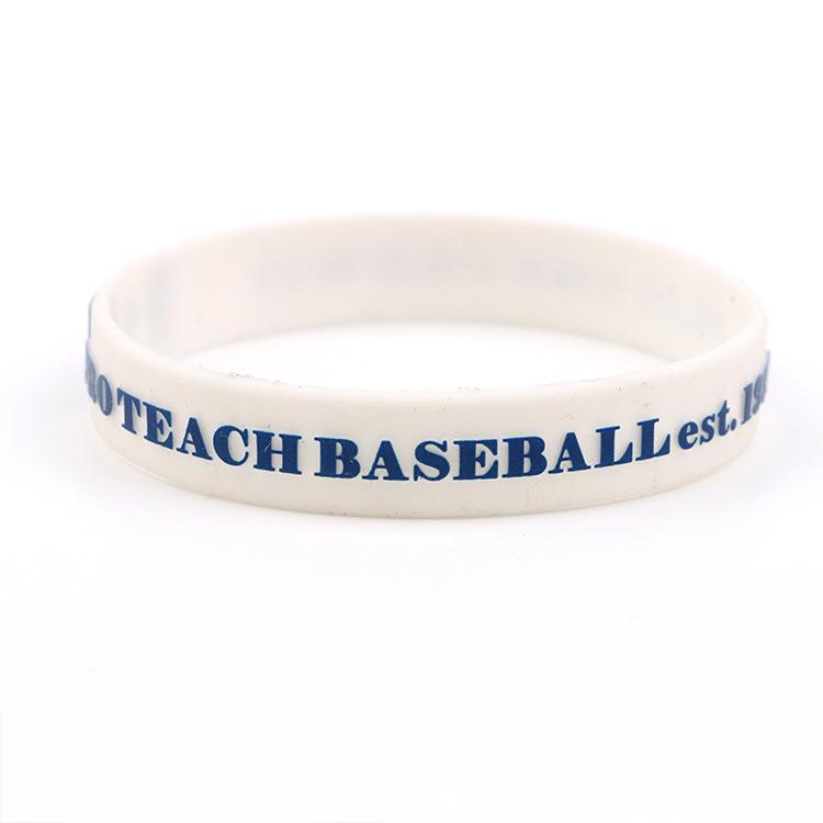 Embossed Letter Silicone Bracelets: Anti-Lost, Commemorative, Multi-Color Options for All Ages