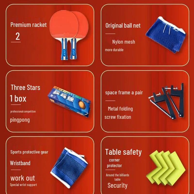 Kuzhe Foldable Indoor Ping Pong Table