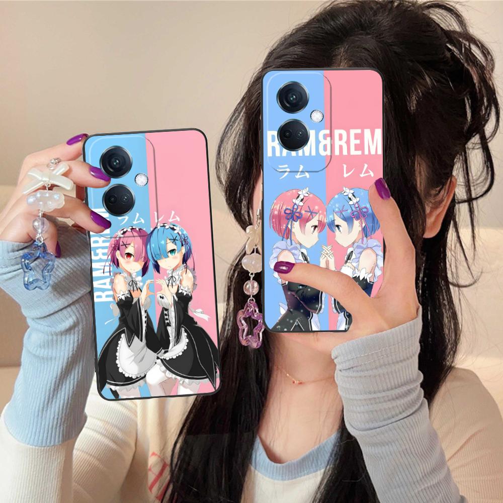 ReZero Rem Ram Mobile Phone Case for OPPO Find X9 X8 X7 X6 X5 X3 X2 Plus s Pro Ultra Lite Colorful Printing Cover Luxury Pretty