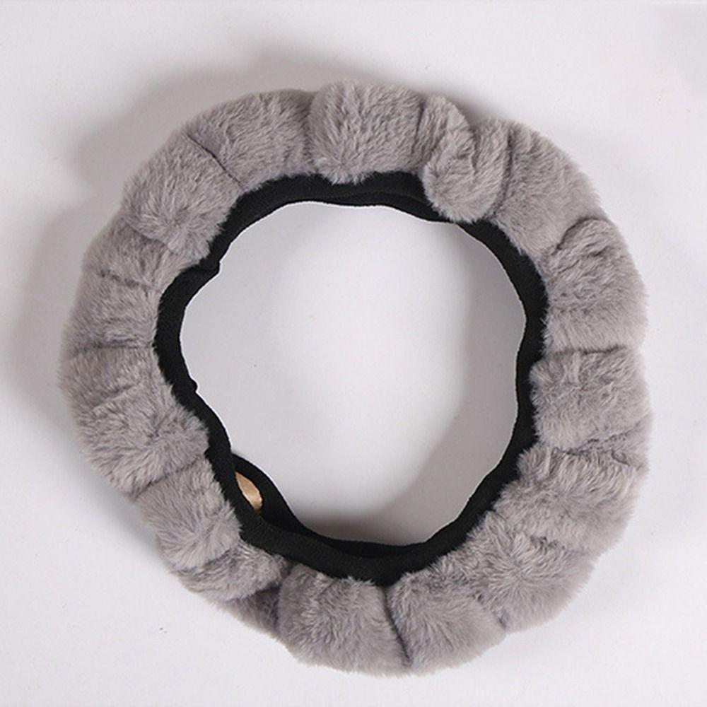 Breathable Steering Wheel Cover Soft Winter Teering Wheel Cover  Women Men
