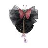 Hair Net Tassel Bow Decor Decoration Delicate Popular Flight Attendant Ribbon Bun Accessories