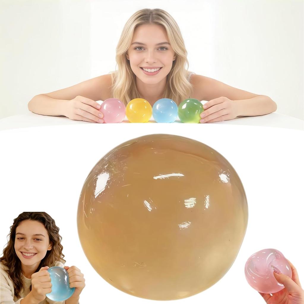 Handmade Coconut Oil Squishy Ball, Crunchy Fidget Slow Rising Portable Odorless Non, Sticky Coconut Oil Squishy for Easing Tension During