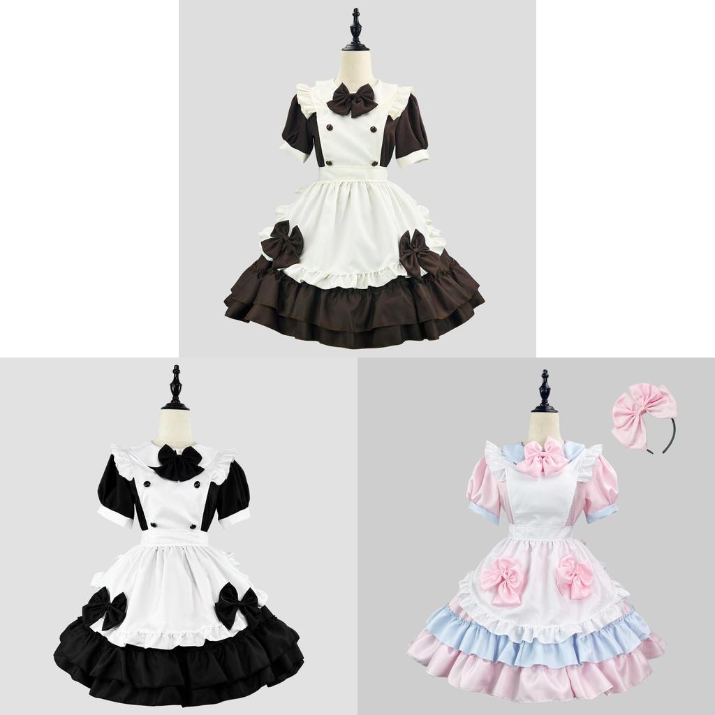 Japanese Lolita Cosplay Dress With Soft Fabric For Anime Costume Events