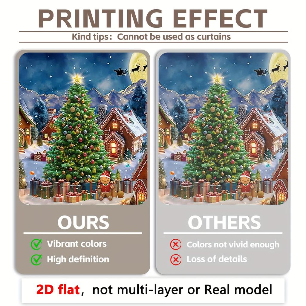 Winter Cartoon Christmas Decoration Background Winter Photography Backdrop Decorations For Photo Studio Photo Booth Christams Party