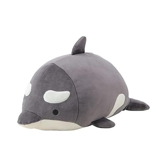 Ribuhaato Bolster Marshmallow Aquamie Killer Whale (Total Length Approx. 27cm) Plush Waist Pad 98205-73