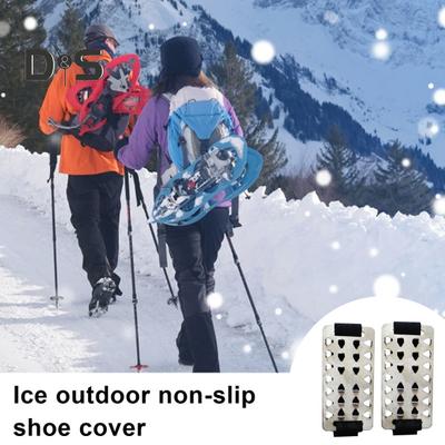 2/3/4/5 paia di ramponi per scarpe con 26 denti in acciaio inossidabile, copriscarpe antiscivolo, punte, trazione sulla neve, ramponi da ghiaccio, camminate all'aperto, arrampicata, escursionismo
