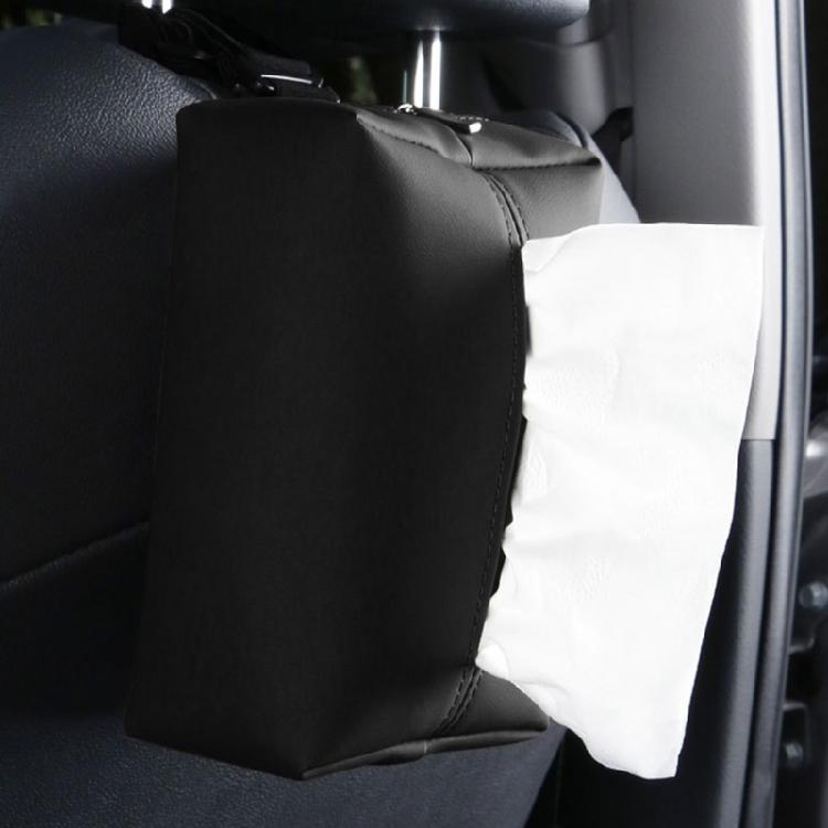 Large Car Tissue Holder Leather Tissue Holder in Car Backseat Rectangular, Napkin Holder for Car