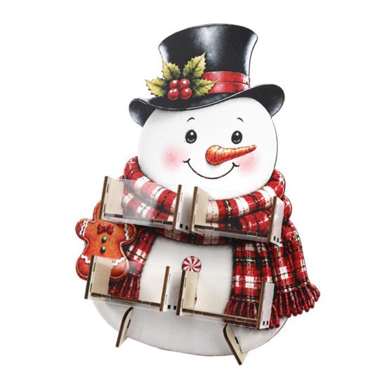 Clear Drawer Storage for Sweets Christmas Tree Wooden Candy Display Stand, Acrylic Organizer Tiered Holiday Treat Holder Party Dessert Table, Holder