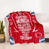 Bayern Munich Blanket Soft Warm Cozy Great for Livingroom Office Couch for All Occasions Warmthful Decor Best Holiday Gift for Friends Family