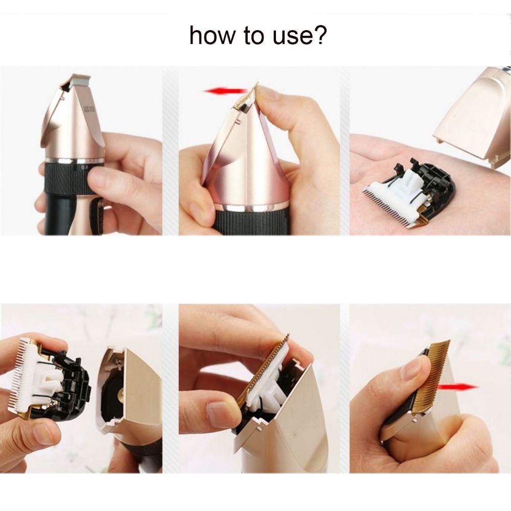 Professional Dog Hair Clipper Blade Titanium Gold/Ceramic Pet Hair Grooming Trimmer Head  Cleaning