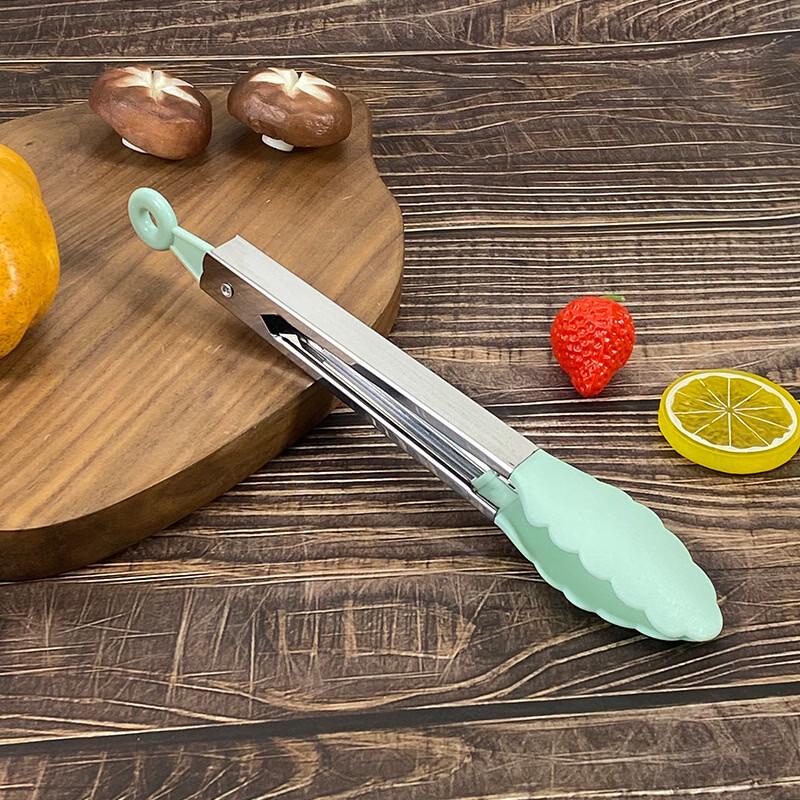 Stainless Steel High-Temperature Nylon Food Tong