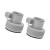 2PCS Pool Hose Adapter 1.25in to 1.5in Type B Pool Adapter Replacement Hose Adapter for 25009 Pumps Swimming Pool