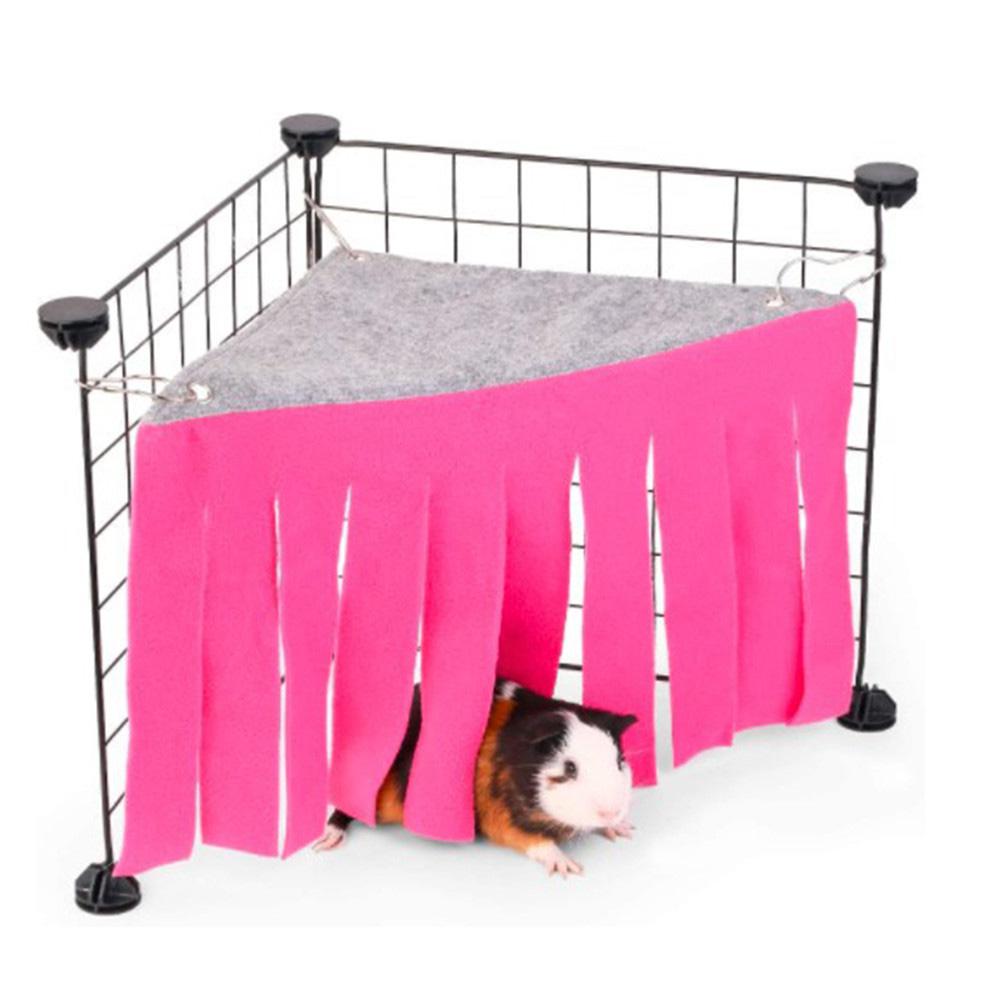 Hammock Hideaway Cloth Corner Cage Guinea Pig Hideout Rat Nest Hamster House Rabbit Hiding Tent