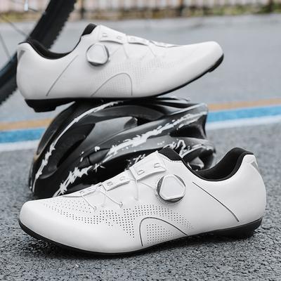 Unisex Road Bicycle Shoes Men Cycling Sneaker Mtb Clits Route Cleat Dirt Bike Speed Flat Sports Racing Women Spd Pedal