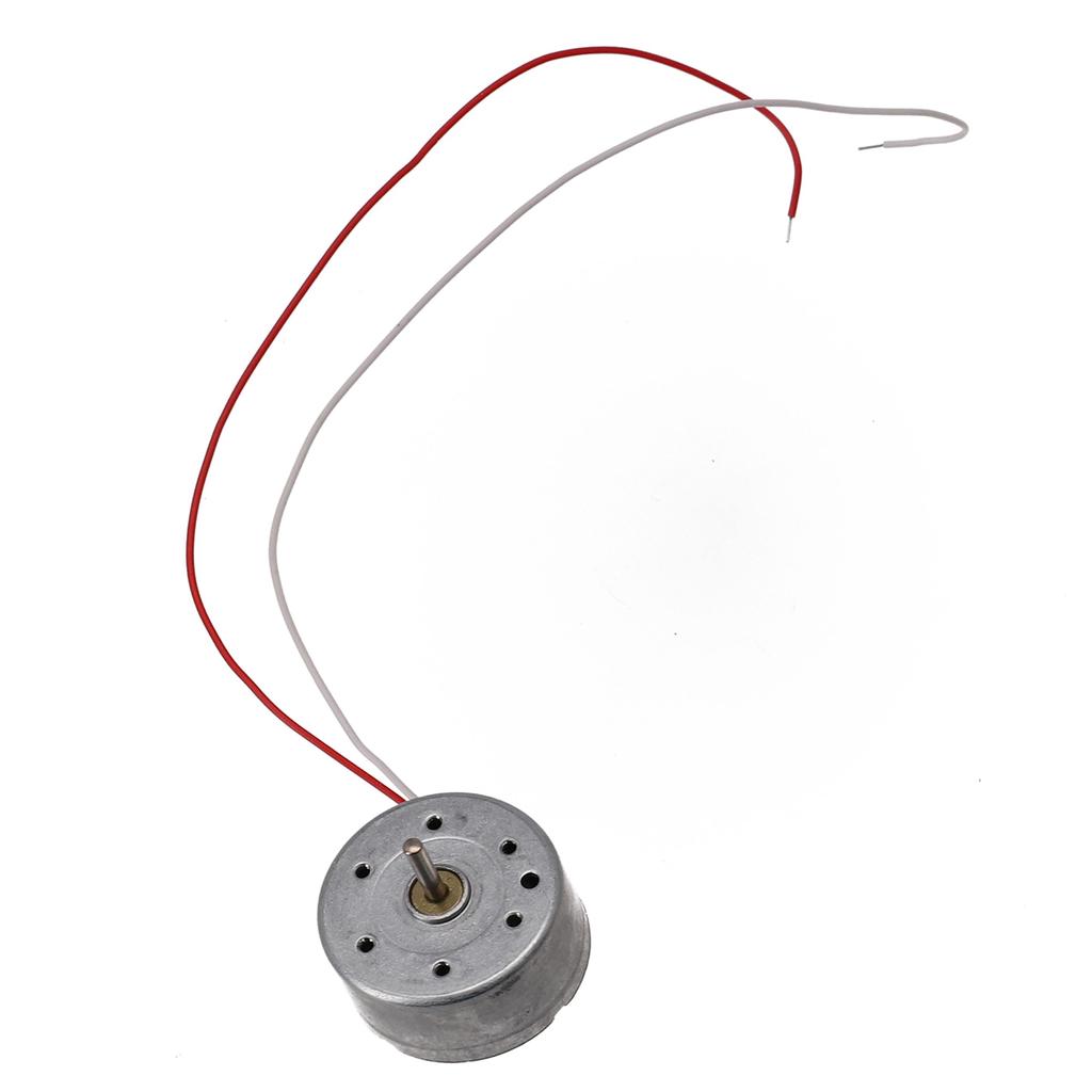 RF-300CA RC-300 DC 3V 5V 6V 10300RPM Mini 24mm Round Electric Motor 2mm Shaft SolarEquipment Supplies Generator Part Tool