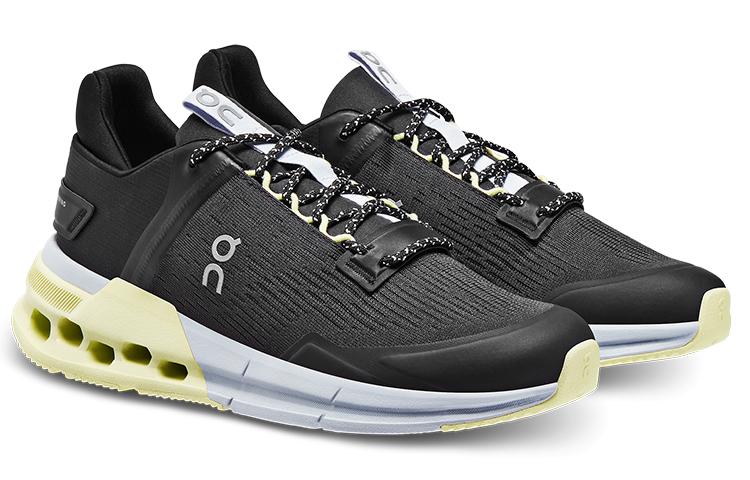 Women's Sneakers On Running Cloudnova Flux Black Hay (Women's) Black/Hay