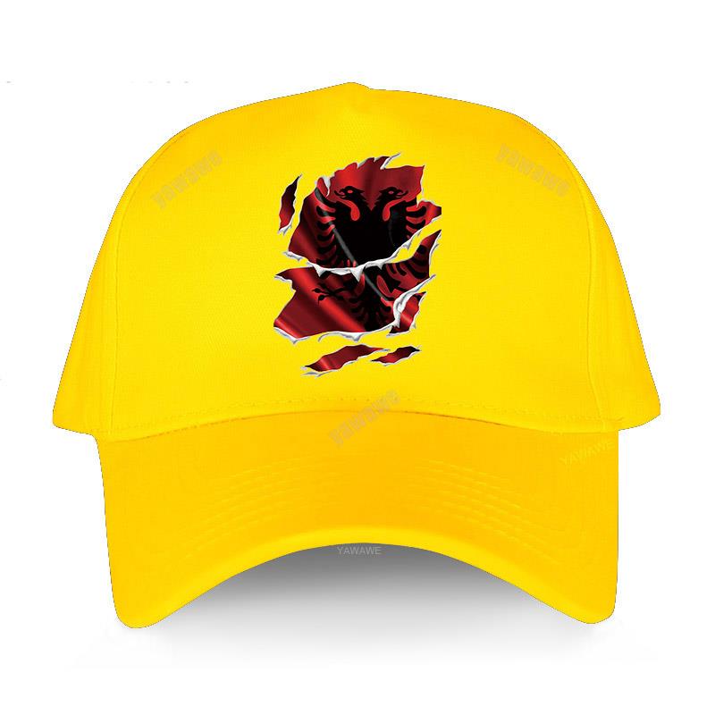 Baseball Cap Summer Solid Sunhat Fashion Adjustable ALBANIEN Albania Balkan Kosova Dad Hat Cotton Outdoor Yawawe Caps