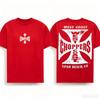 West Coast Choppers Core Logo T-Shirt Men Women Oversized Streetwear Y2k Retro Hip Hop Harajuku Short Sleeve Casual Loose Female Male Clothing
