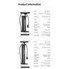 WEST BIKING Bicycle Pump 160PSI High Pressure Floor Pump Fast Inflation Blast Pump With Pressure Gauge MTB Road Bike Accessories
