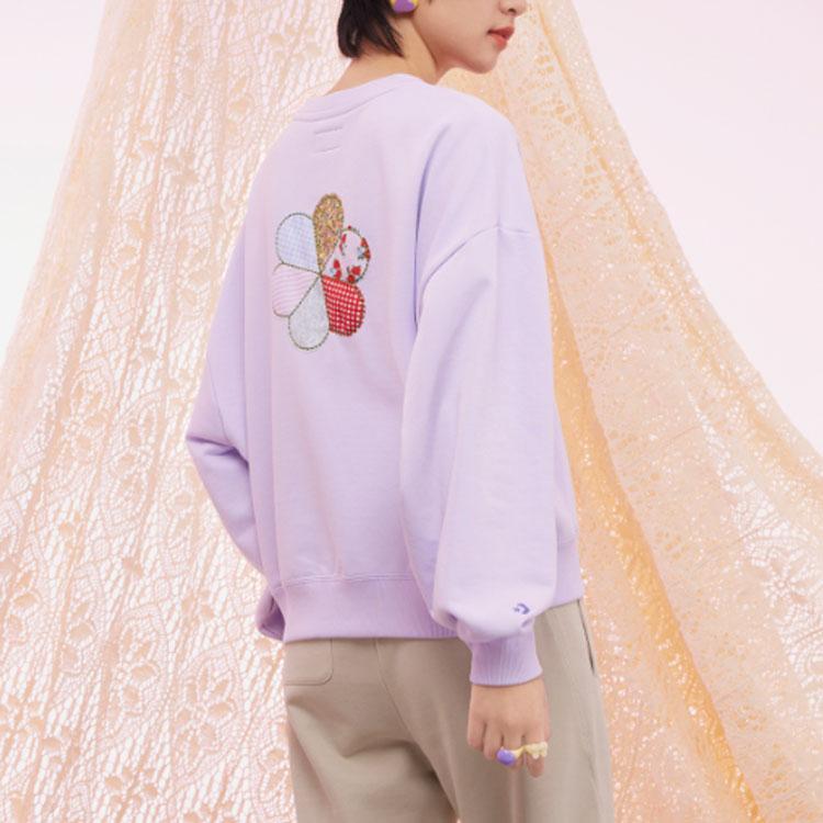 Converse Sweatshirt Women's Light Purple 10025522-A02