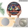 2D Plat, 1 stuk Amerika 250ste Verjaardag Muurbord Geschikt voor Patriottische Decoratie, 250 Jaar Geschiedenis Viering, Retro Plaquette voor 4 juli, Herdenking