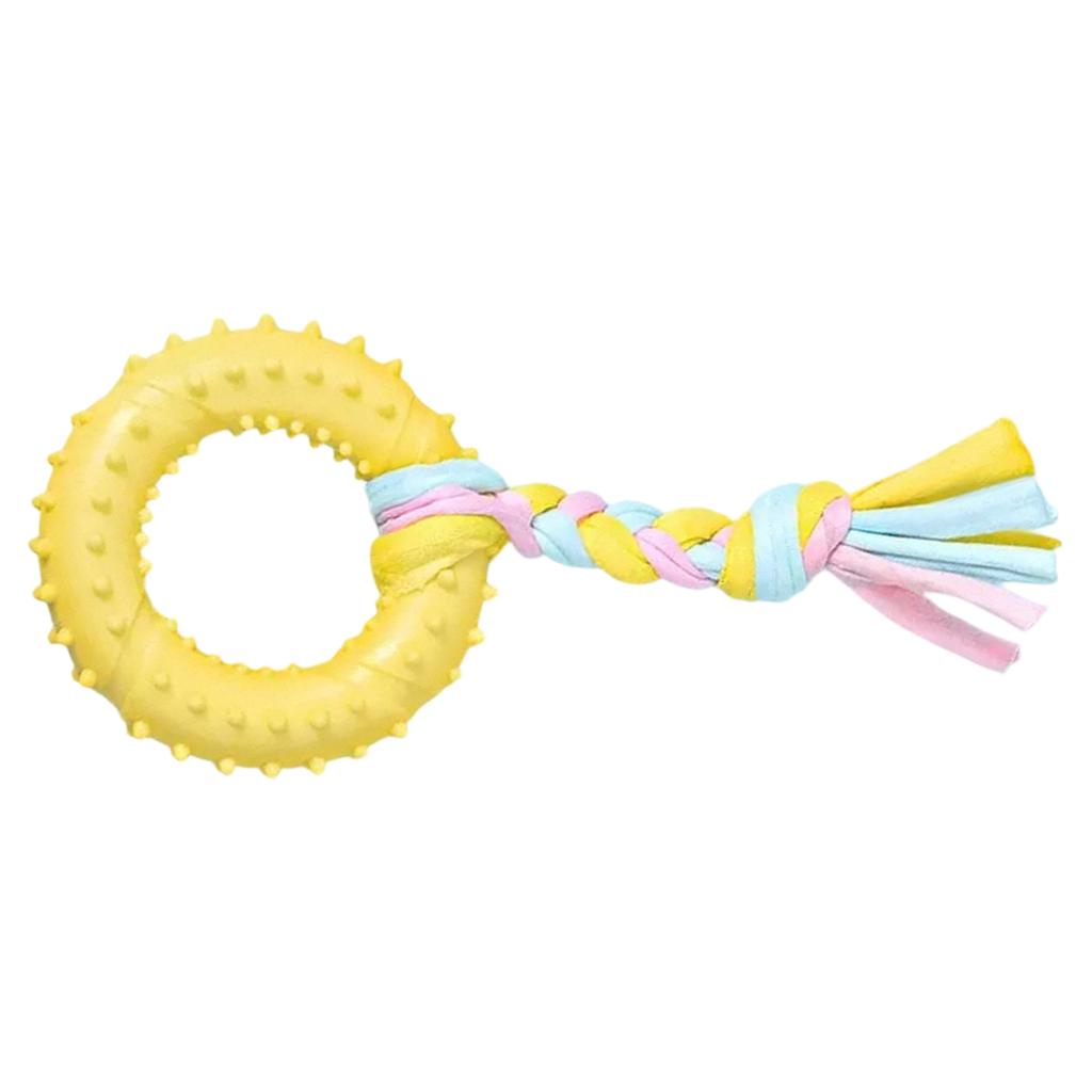 Durable Dog Chew Toy Bone Shape with Textured Surface for Dental Health and Interactive Play Suitable for Aggressive Chewers