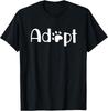 Adopt A Shelter Pet Cat Dog Adoption Animal Rescue T-Shirt