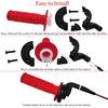 7/8 22Mm Twist Throttle Accelerator Handle Grips,Mini Bike Throttle Cable Kit,Throttle Cable Kit For 50Cc 90Cc 110Cc 125Cc150Cc 200Cc 250Cc 4-Stroke