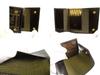 Authentischer FENDI Zucca Khaki Canvas Dunkelbraunes Leder 6er Schlüsselanhänger #a969 Geöffnete Schachtel