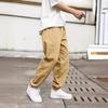 Men'S Spring New Men'S Hong Kong Style Casual Pants, Youth Trend Loose Tooling Casual Trousers